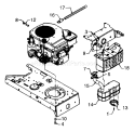 Page F Diagram and Parts List for 13BX694G401 1999 Yard Man Lawn Tractor
